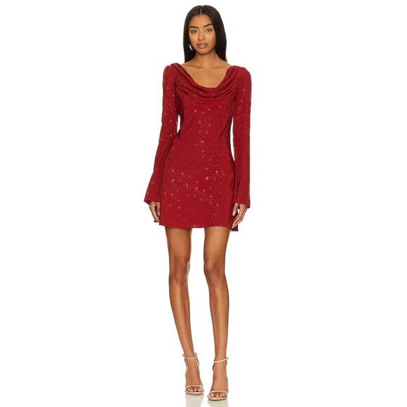 Tularosa Dresses & Skirts - Tularosa Faith Mini Dress Deep Red Size S